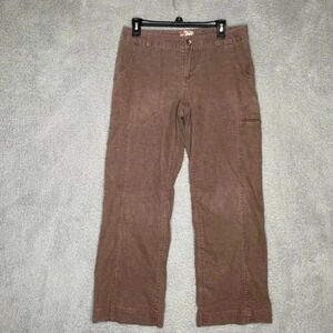 Title Nine Prana womens brown capri pants lightweight hiking camping outdoors XL